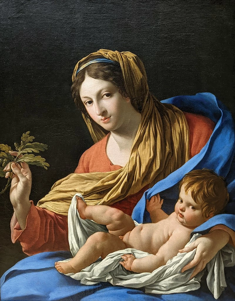La Vergine con un ramo di quercia, conosciuta come Madonna Hesselin - Louvre, Parigi